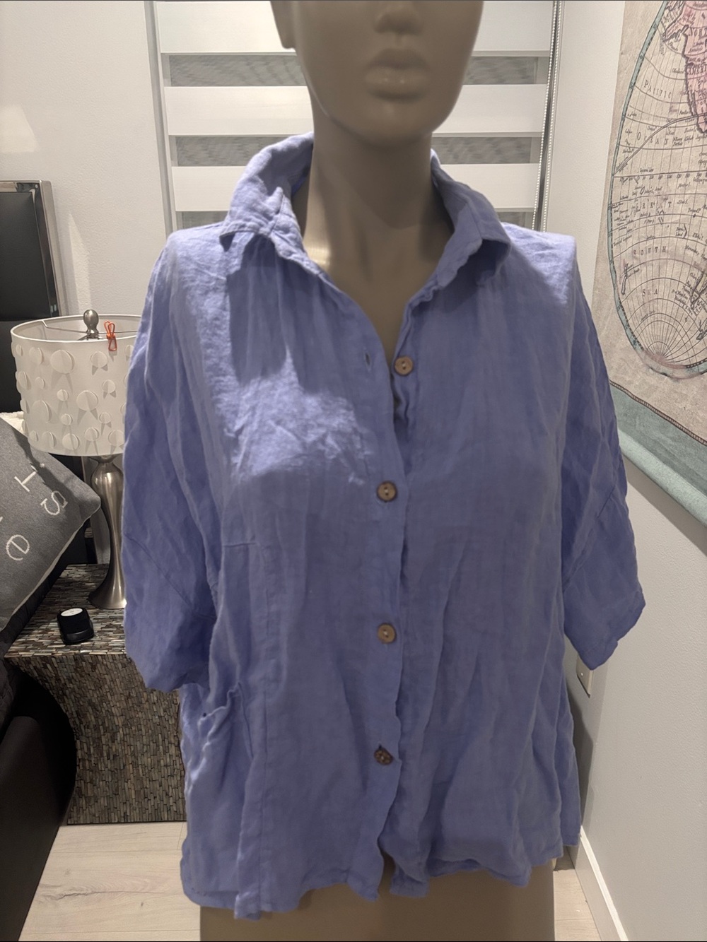 Women’s  linen  Italian top